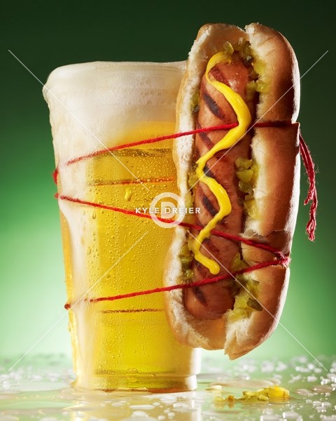 Beer & Hotdog Food Pairing