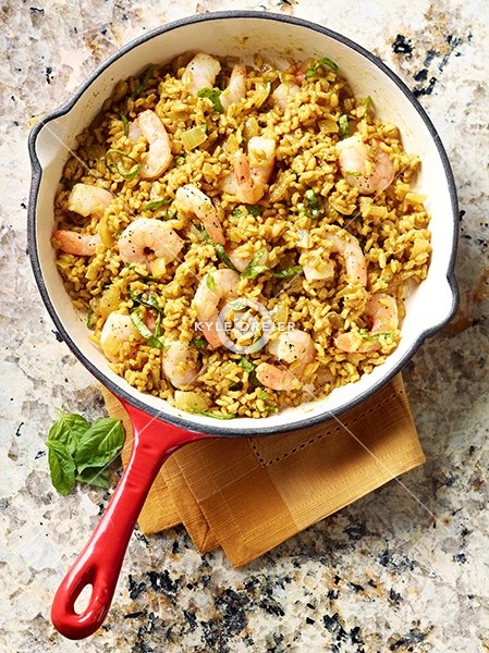 Curried Shrimp & Rice