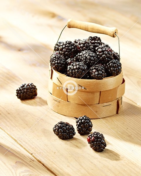 Blackberries in a Basket