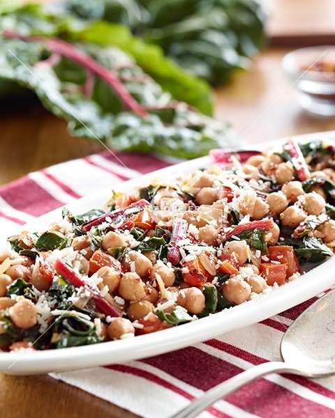 Chickpeas and Chard
