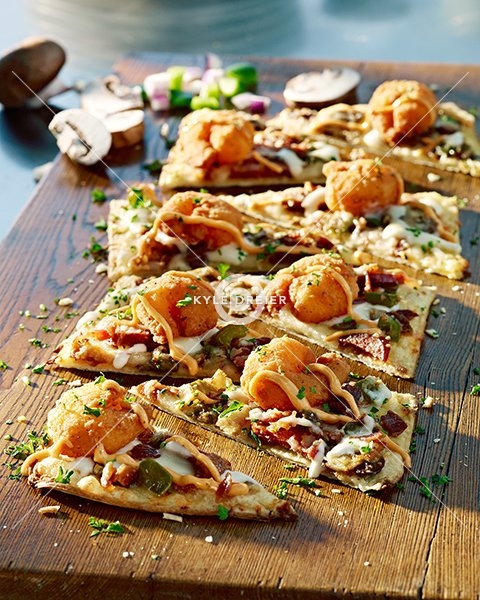 Shrimp Po Boy Flatbread