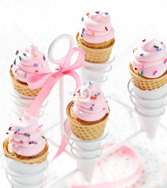 Birthday Cone Cakes