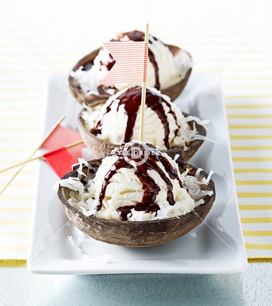 Coconut Ganache Ice Cream