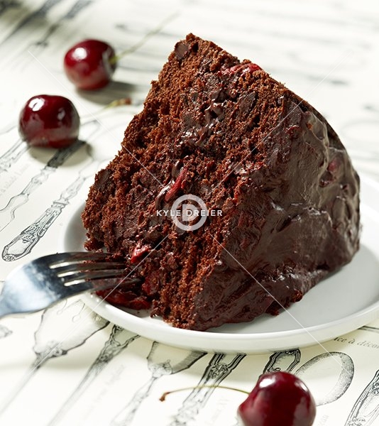 Black Cherry Chocolate Cake