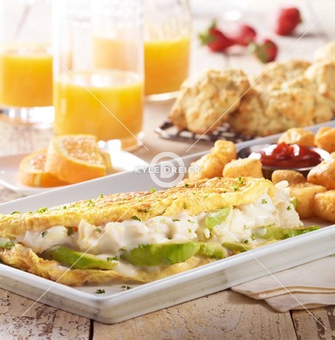 Crab Omelette