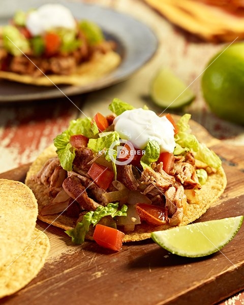 Pork Tostadas