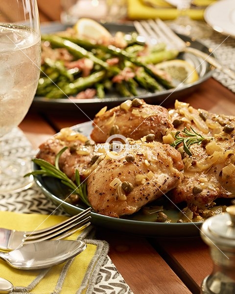 Roasted Chicken and Asparagus
