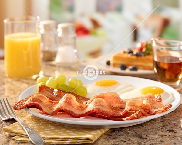 Bacon and Eggs Breakfast