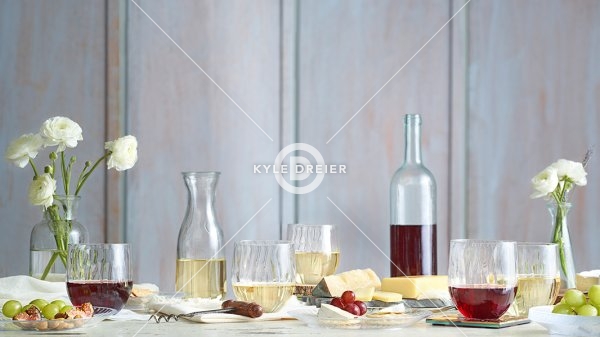 Wine and Cheese Spread