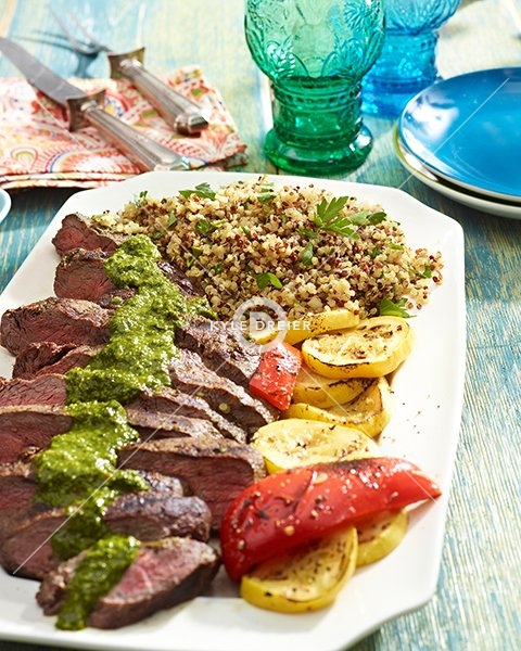 Quinoa and Flank Steak