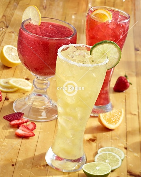 Daquiri, Marg, and Strawberry Lemonade