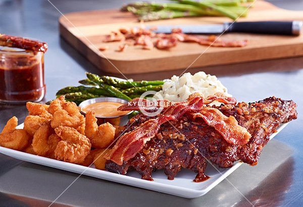 Shrimp And  Bacon Ribs
