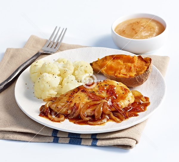 Onion Peach Chicken