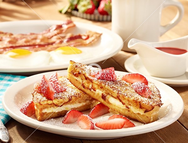 Strawberry Cream French Toast