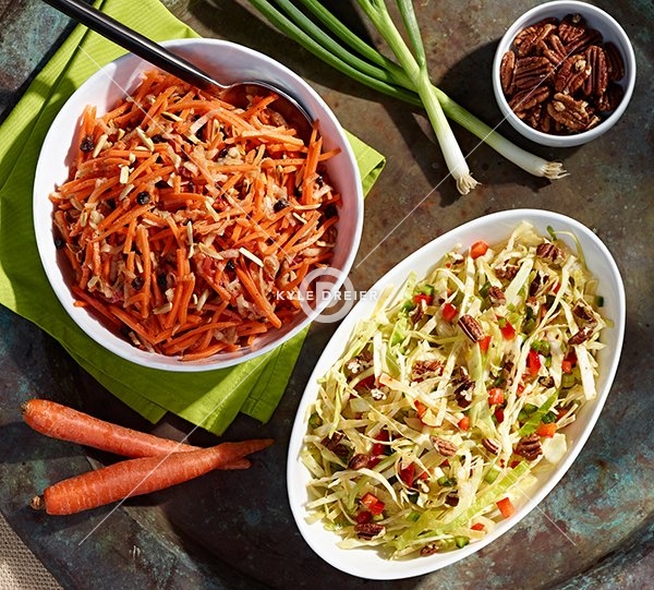 Slaw and Turkish Salad