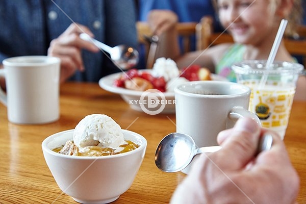 Cobbler and Ice Cream
