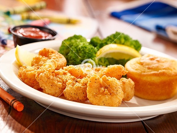 Kids Shrimp Plate
