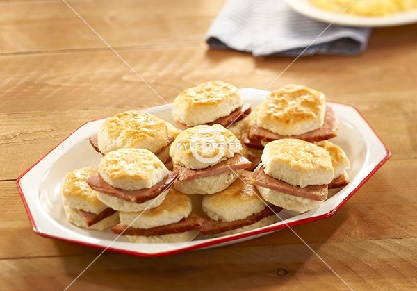 Sugar Ham Biscuits