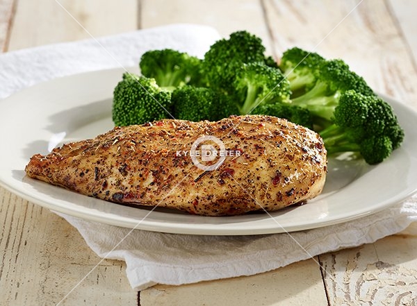 Roasted Chicken and Broccoli