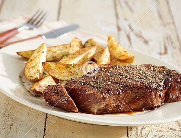 Steak and Potato Wedges
