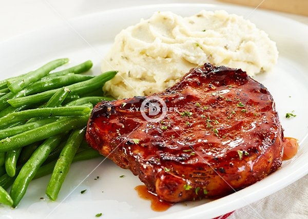 Hickory Bourbon Pork Chop
