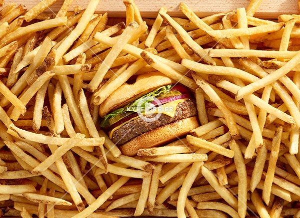 Burger and Fries
