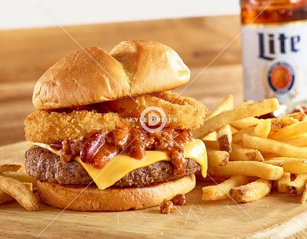 One Star Chili Cheese Burger