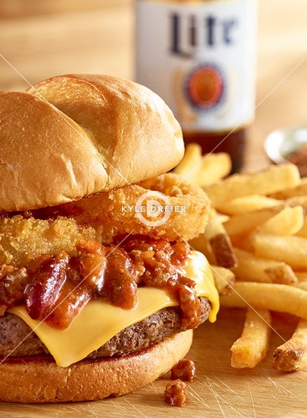 One Star Chili Cheese Burger
