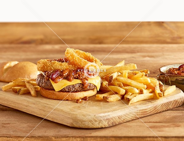 One Star Chili Cheese Burger