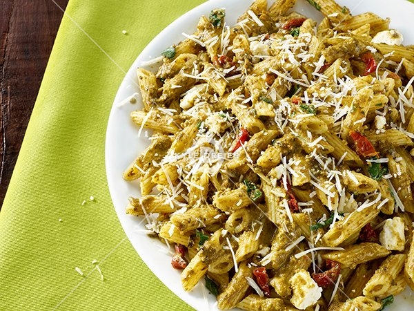 Kale Pesto Mac and Cheese
