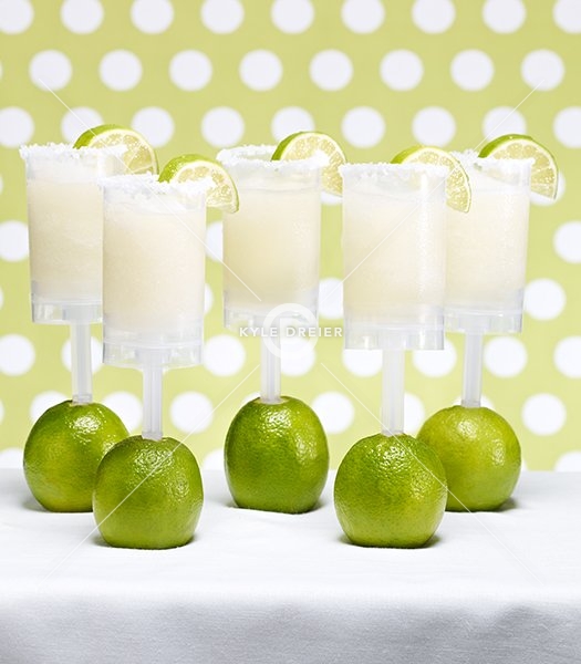 Frozen Margarita Push-Up Pops