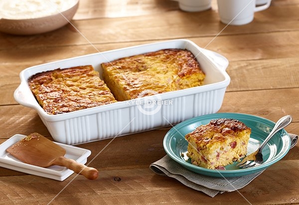 Ham Egg and Cheese Casserole
