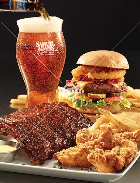 Burger and Ribs