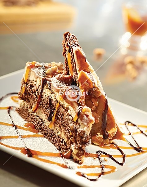 Peanut Butter Crunch Cake