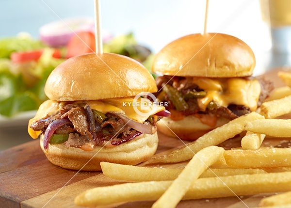 Philly Cheesesteak Sliders