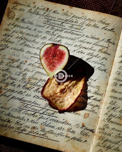 Pear on Book