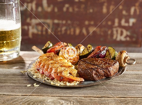 Sirloin and Shrimp Combo