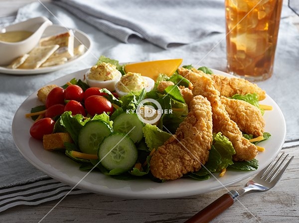 Fried Chicken Tender Salad