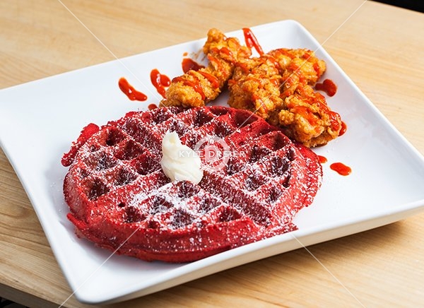 Hot Chicken and Waffles
