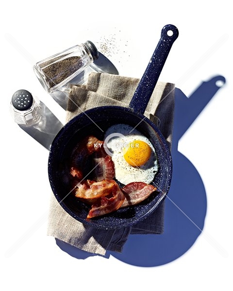 Fried Eggs in Pan