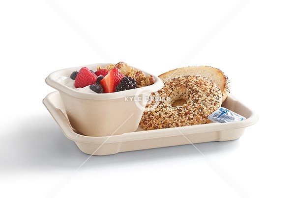 Bagel and Fruit