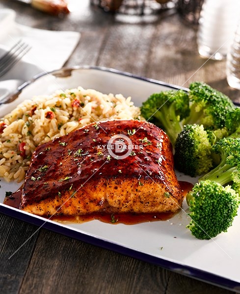 Hickory Bourbon Salmon