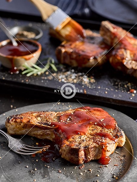 Honey Bourbon Pork Chop