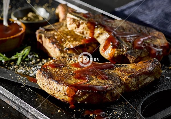 Honey Bourbon Pork Chop