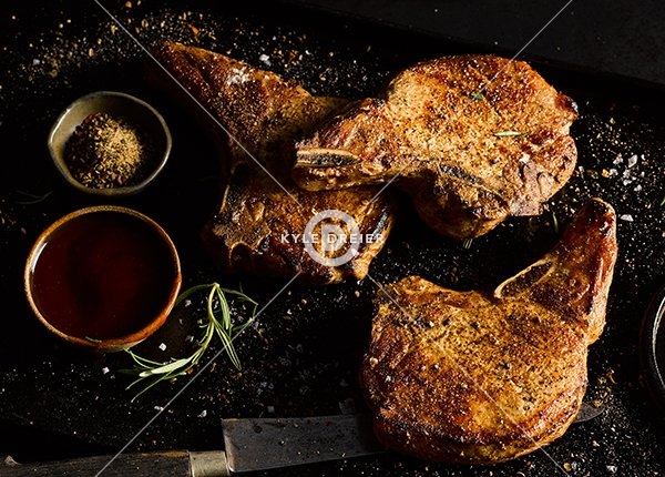 Honey Bourbon Pork Chop