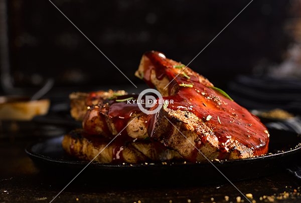 Honey Bourbon Pork Chop