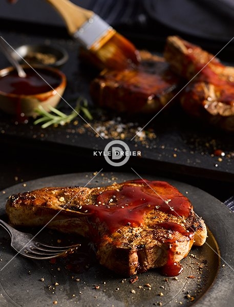 Honey Bourbon Pork Chop