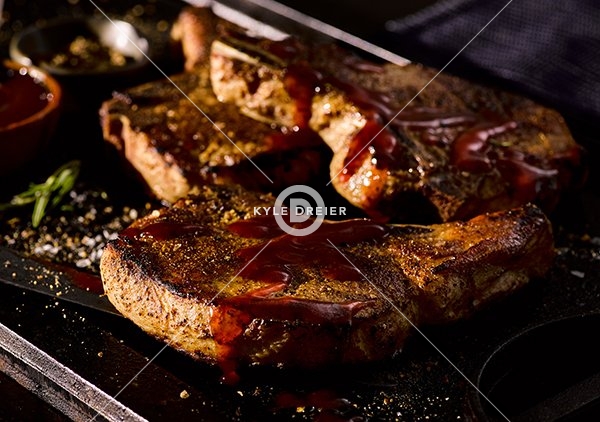 Honey Bourbon Pork Chop