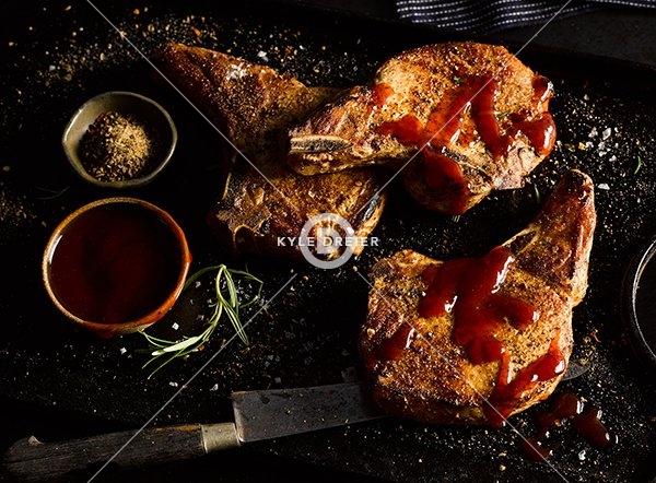 Honey Bourbon Pork Chop