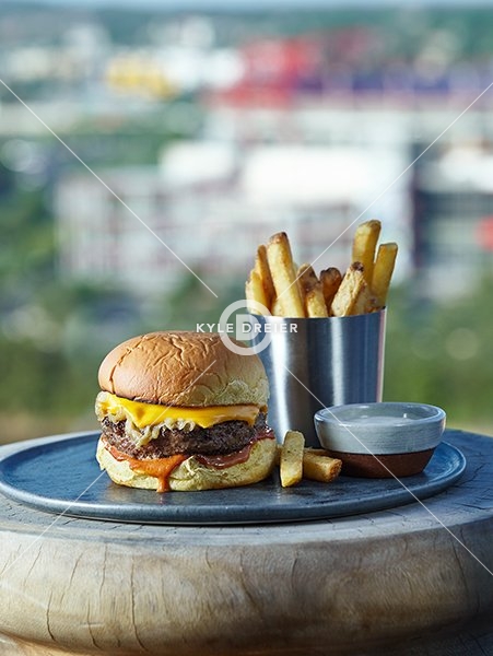 Burger and Fries